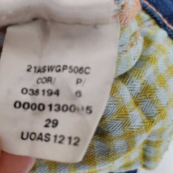 Pilcro and the letterpress Y2K Jeans Size 29 Low Rise Skinny Retro Basic Denim - Picture 8 of 10